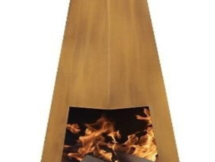 Corten outdoor Fireplace