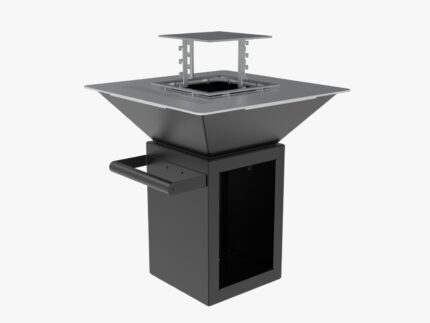 logi 85 pro plancha bbq low smoke design